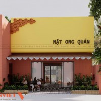 Thiết kế Tiệm Cafe Chị Hương Hà Nam 130m2 ấn tượng  